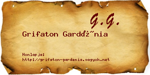 Grifaton Gardénia névjegykártya